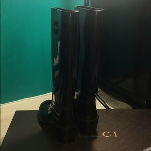 Gucci Rain Boots Nero